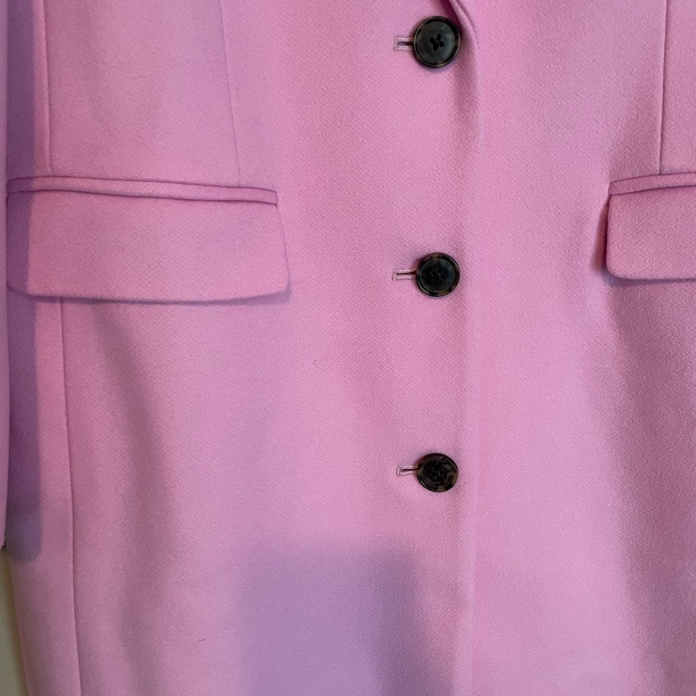 ✨NWT✨  J. Crew Alfie Topcoat in Picador Pink Italian Wool Blend Coat - Picture 8 of 14